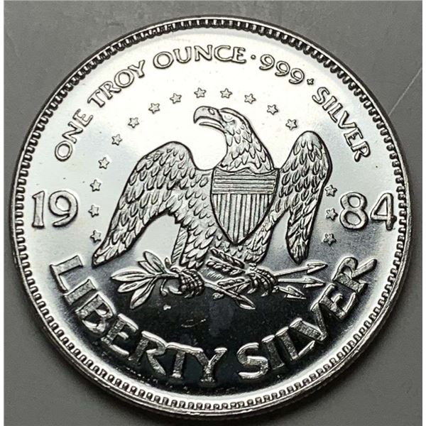 1984 A-Mark "Life Liberty Happiness" 1 ozt .999 Silver