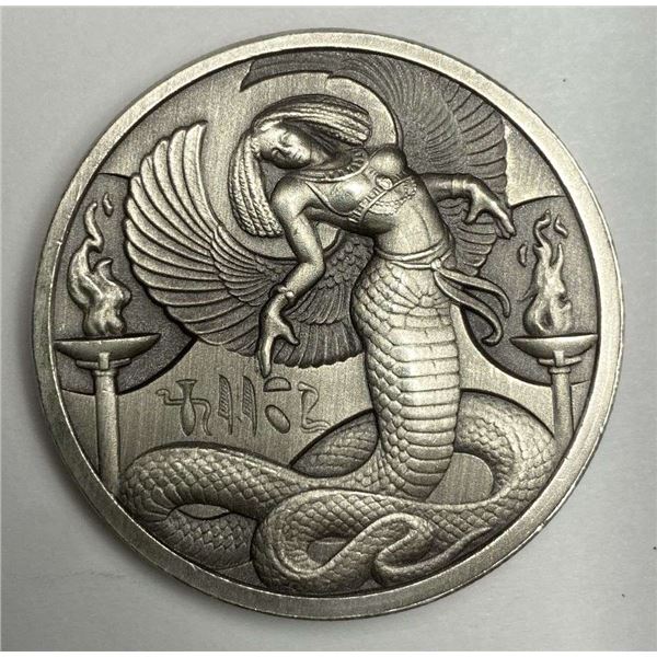 Egyptian Gods Series #9 Wadjet 2 ozt .999 Silver