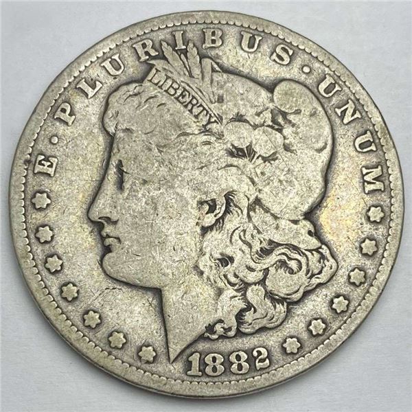 1882-CC Morgan Silver Dollar VG