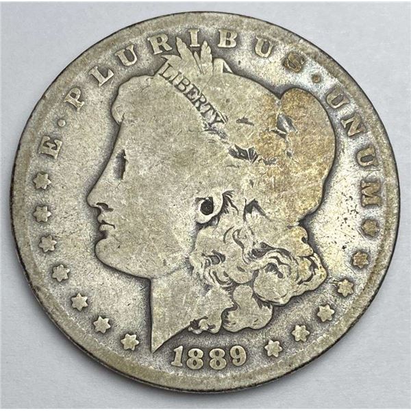 1889-O Morgan Silver Dollar VG