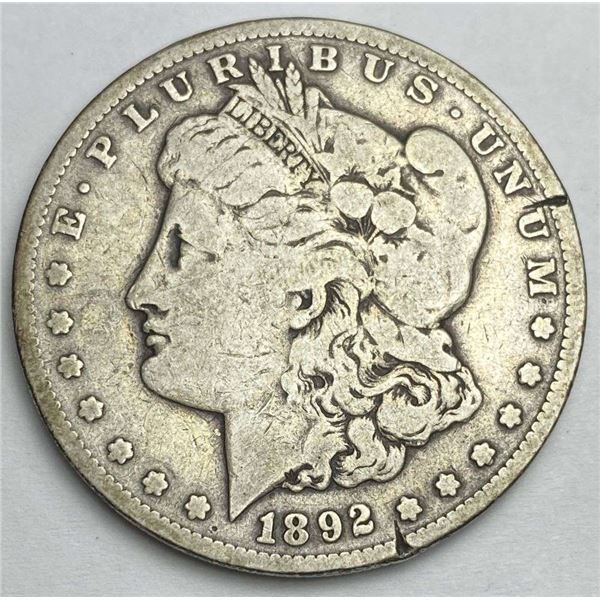 1892-S Morgan Silver Dollar Fine+