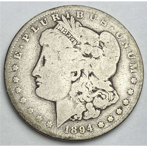 1894-O Morgan Silver Dollar VG
