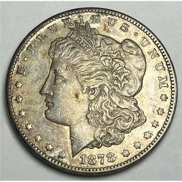 1878-S Morgan Silver Dollar AU58