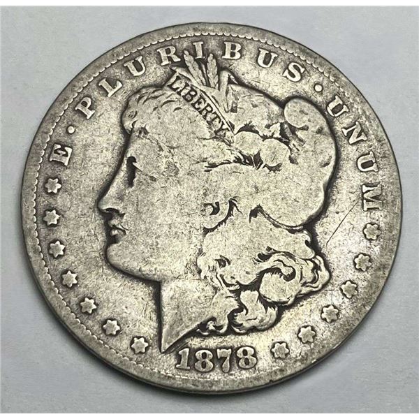 1878-CC Morgan Silver Dollar Fine