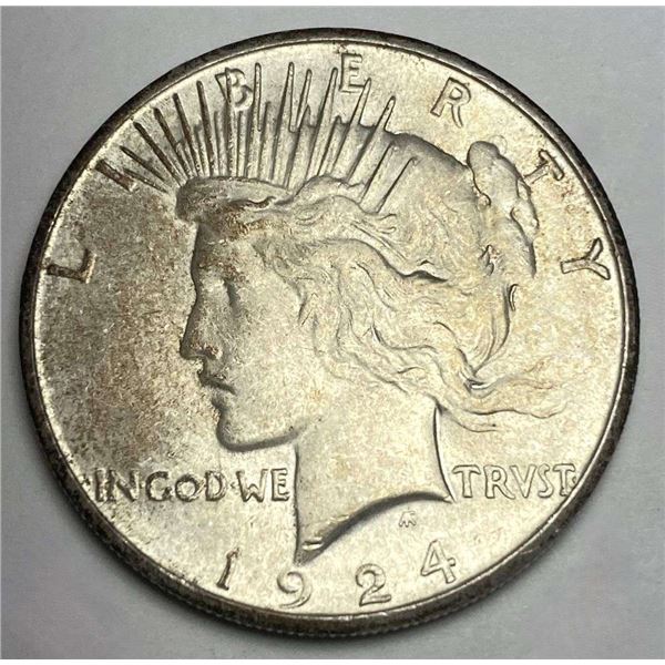 1924-S Peace Silver Dollar MS64