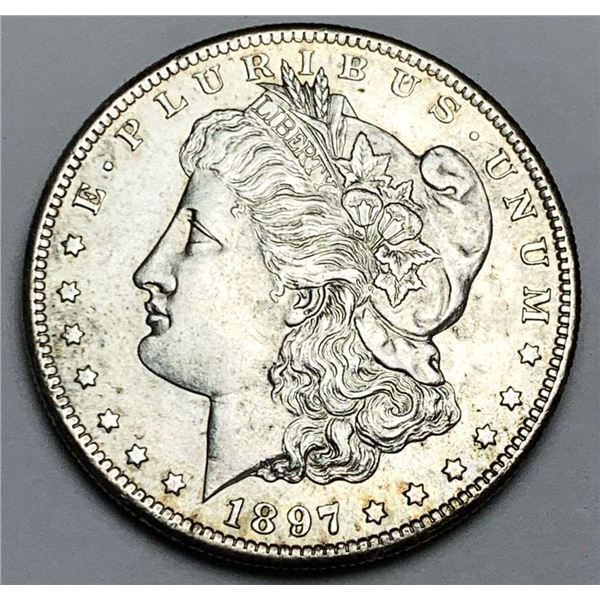 1897-S Morgan Silver Dollar