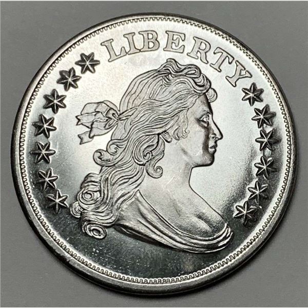 Draped Bust Design 1 ozt .999 Silver