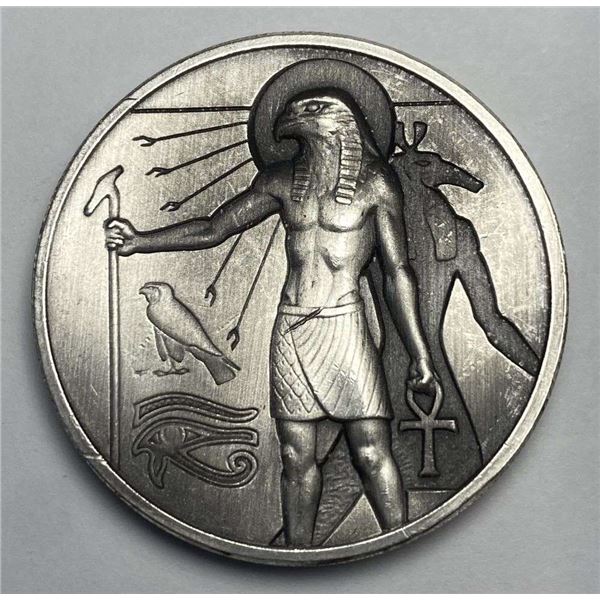 Egyptian Gods Series #7 Horus 2 ozt .999 Silver