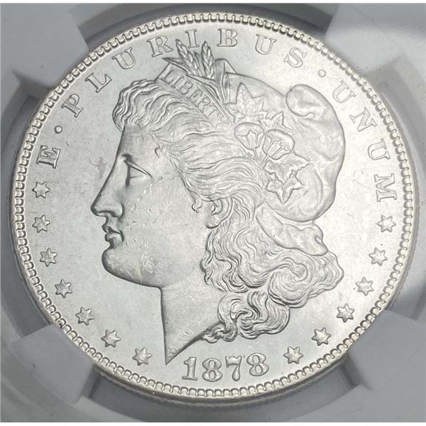1878-S Morgan Silver Dollar NGC MS62