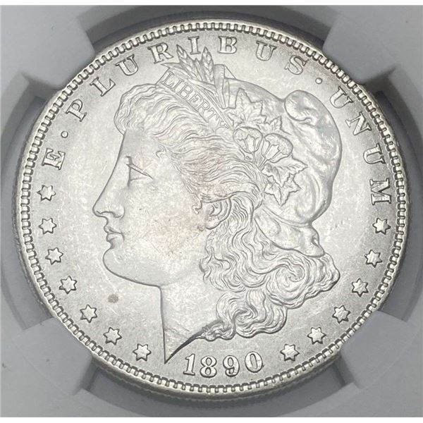 1890-S Morgan Silver Dollar NGC MS61