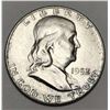 Image 1 : 1952 Franklin Silver Half Dollar MS65