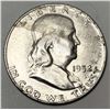 Image 1 : 1952-D Franklin Silver Half Dollar MS65