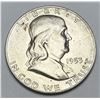 Image 1 : 1953-D Franklin Silver Half Dollar MS64