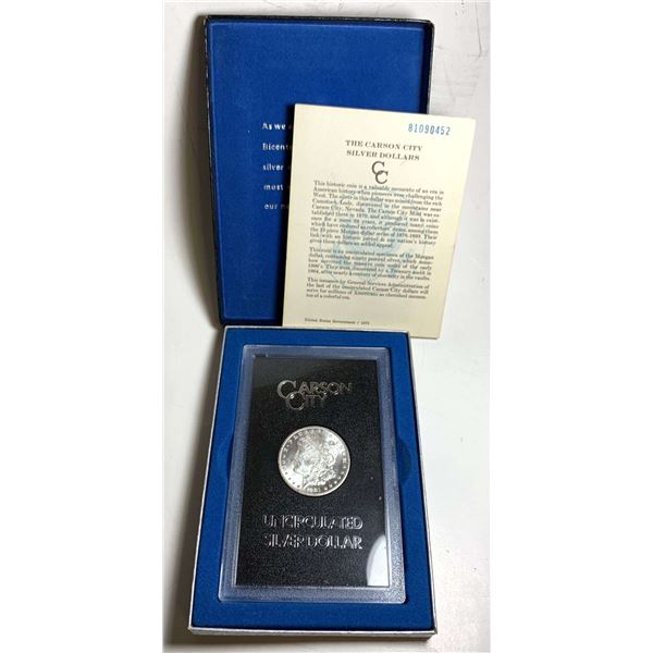 1881-CC Morgan Silver Dollar GSA