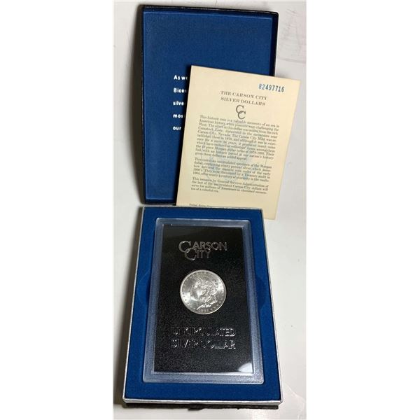 1882-CC Morgan Silver Dollar GSA NGC MS65