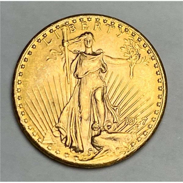 1927 Gold $20 Saint Gaudens MS64