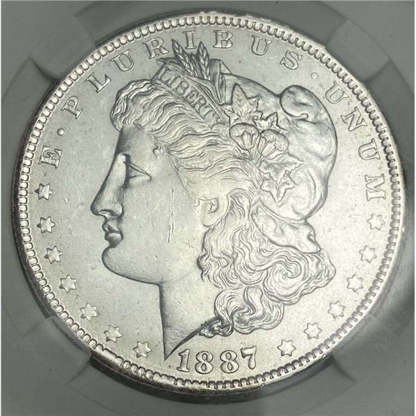 1887-O Morgan Silver Dollar MS64
