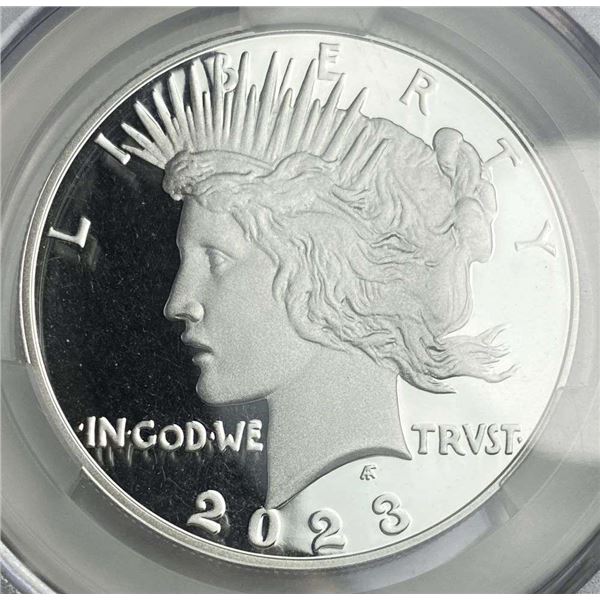 2023-S Peace Silver Dollar CAC PR70 DCAM First Delivery