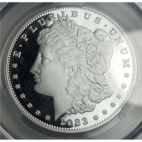 2023-S Morgan Silver Dollar CAC PR70 DCAM First Delivery