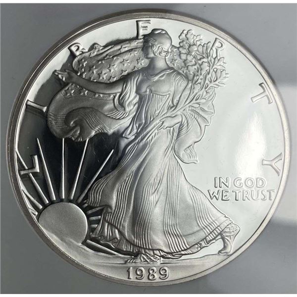 1989-S American Silver Eagle NGC PF69 Ultra Cameo