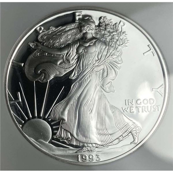 1993-P American Silver Eagle NGC PF69 Ultra Cameo