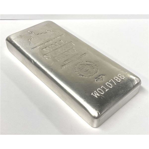 Wall Street Mint One Kilo .999 Silver Bar