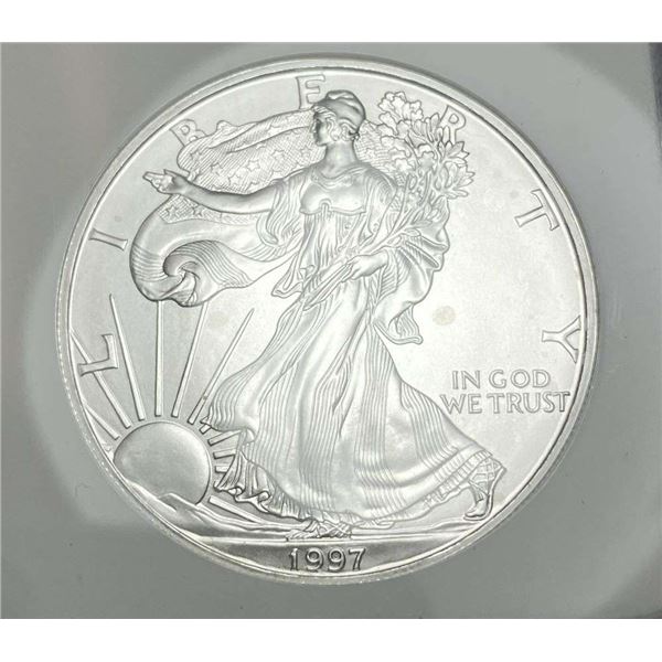 1997 American Silver Eagle NGC MS69