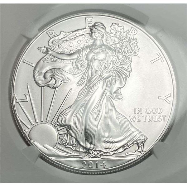 2014 American Silver Eagle NGC MS70 Early Releases