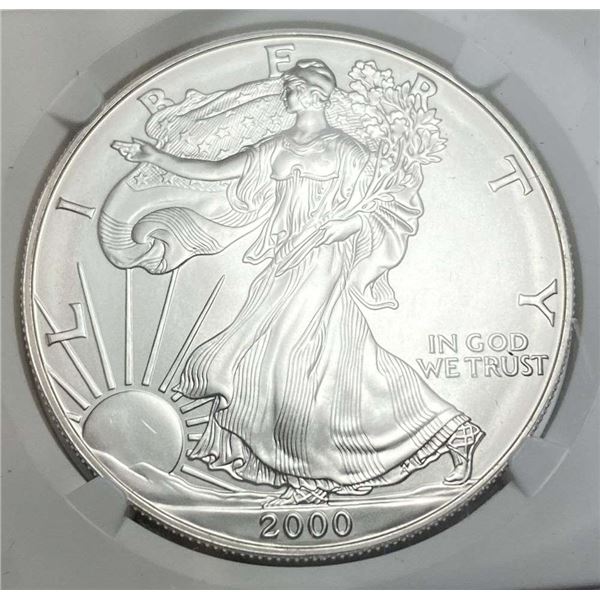 2000 American Silver Eagle NGC MS69