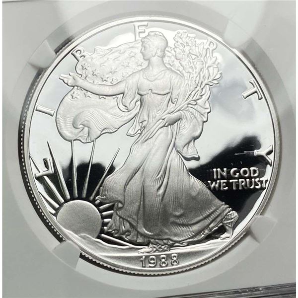 1988-S American Silver Eagle NGC PF69 Ultra Cameo