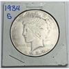 Image 3 : 1934-S Peace Silver Dollar Fine
