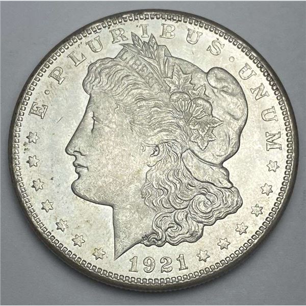 1921-S Morgan Silver Dollar MS64