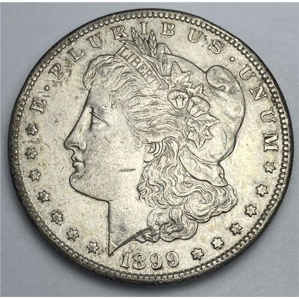 1899-S Morgan Silver Dollar AU55