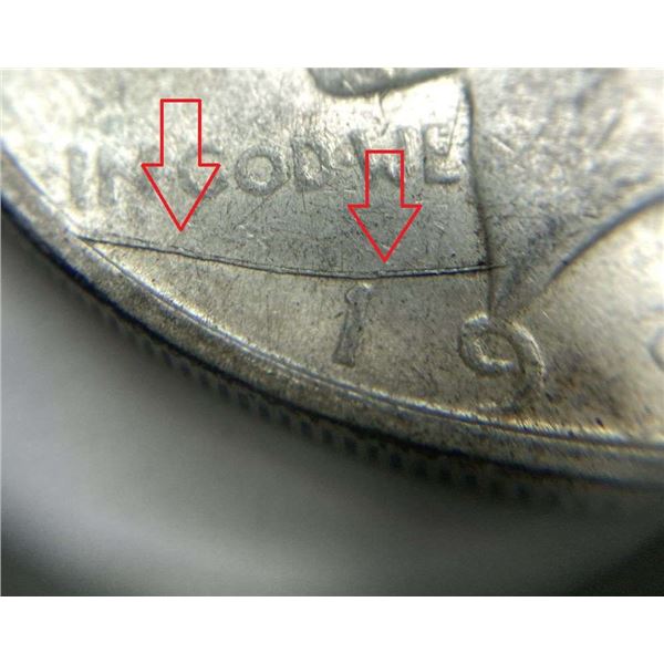 Mint Error 1922-D Peace Silver Dollar