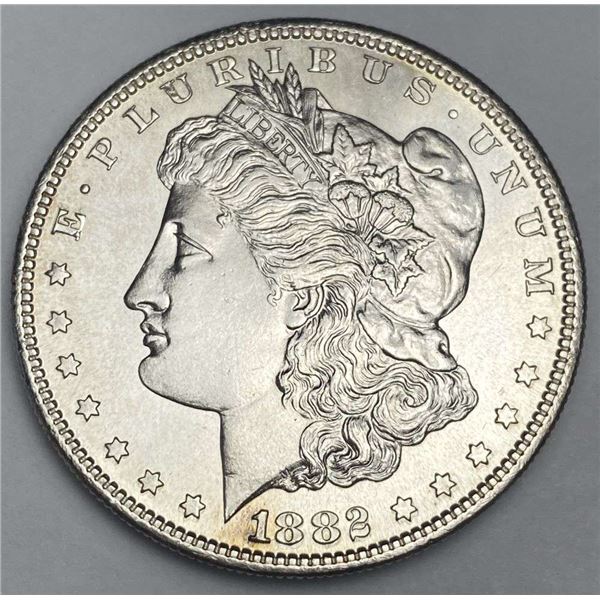 1882-S Morgan Silver Dollar MS65