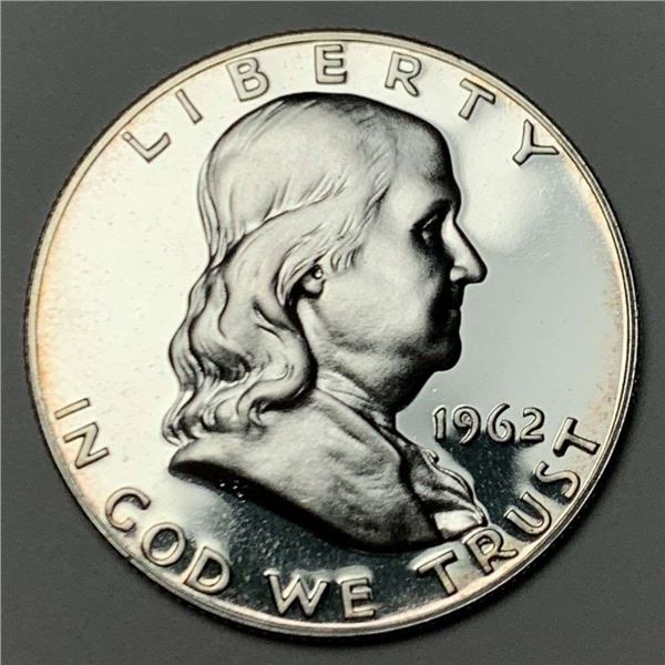 1962 Franklin Silver Half Dollar PF68