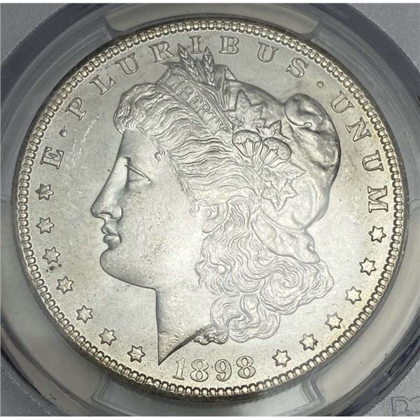 1898-O Morgan Silver Dollar PCGS MS65