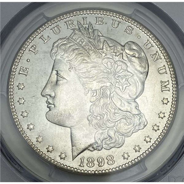 1898-O Morgan Silver Dollar PCGS MS65