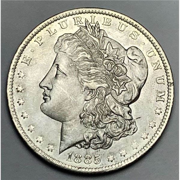 1885-O Morgan Silver Dollar MS65