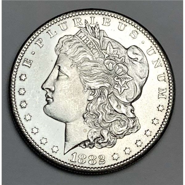 1882-S Morgan Silver Dollar MS64