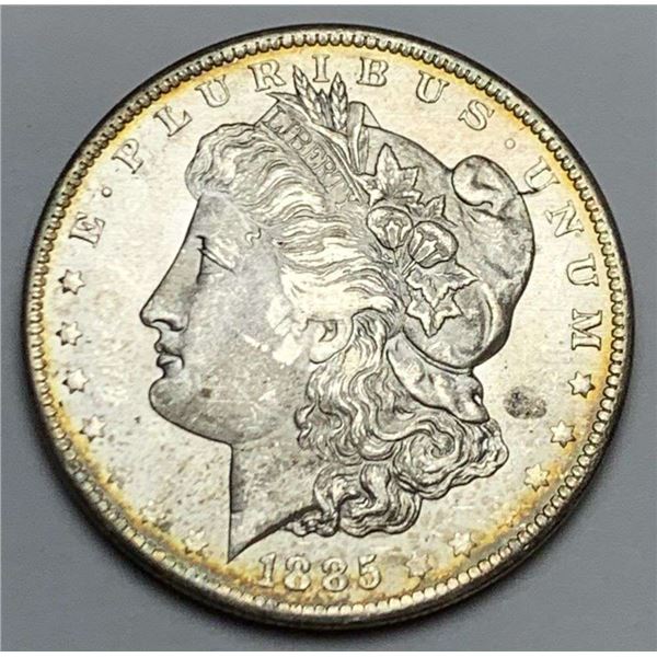 1885-O Morgan Silver Dollar MS65