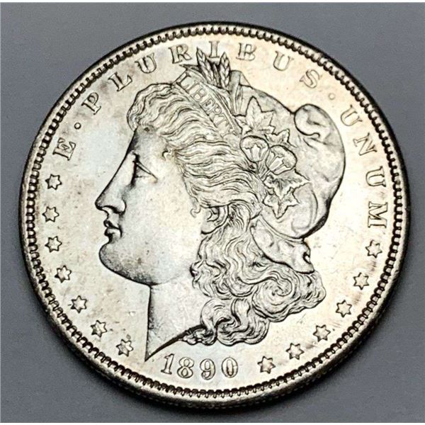1890-S Morgan Silver Dollar MS62