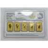 Image 4 : (5) 2016 Legal Tender Royal Canadian Mint 1/10 oz .9999 Gold Bars