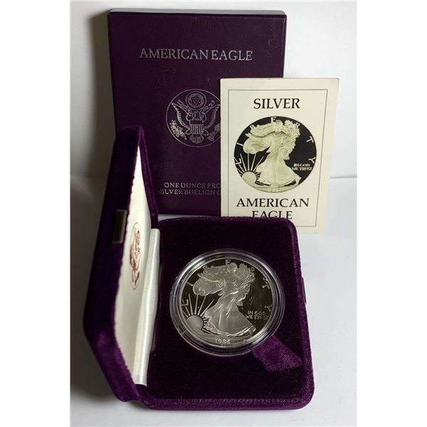 1986-S Proof American Silver OGP