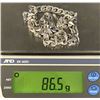 Image 6 : 86.5g Curb Link .925 Sterling Silver Chain