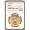 Image 1 : Last Minute! 1924 Gold $20 Saint Gaudens NGC MS64