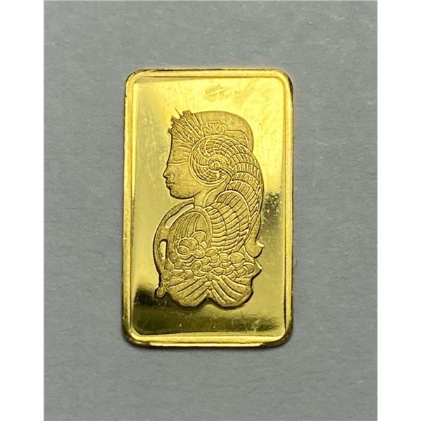 Lady Fortuna Pamp Suisse 1 Gram .9999 Gold Bar