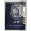 Image 2 : IGR 2.5 Grams .9999 Gold Bar