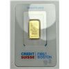 Image 3 : Credit Suisse First Boston 1 Gram .9999 Gold Bar
