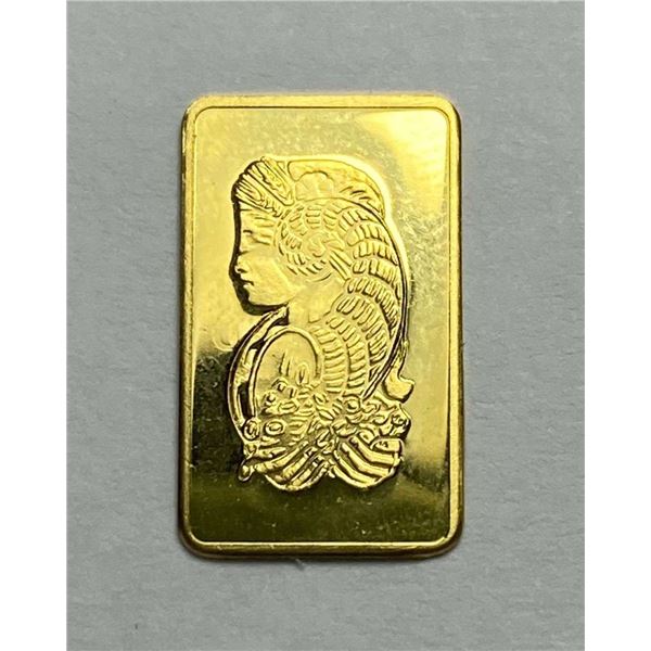 Lady Fortuna Pamp Suisse 1 Gram .9999 Gold Bar